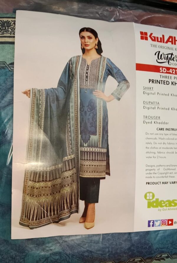 Elegant Gul Ahmed 3 Piece Ladies Suit – Premium Fabric & Timeless Style