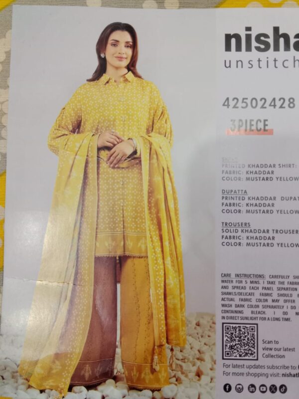 Nishat 3 Piece Ladies Suit – Premium Fabric & Timeless Style